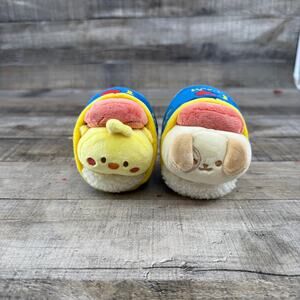 Spam Plush Toy Lot ot 2 I Love Spam Puppiroll and Chickiroll Musubis Stuffed Toy